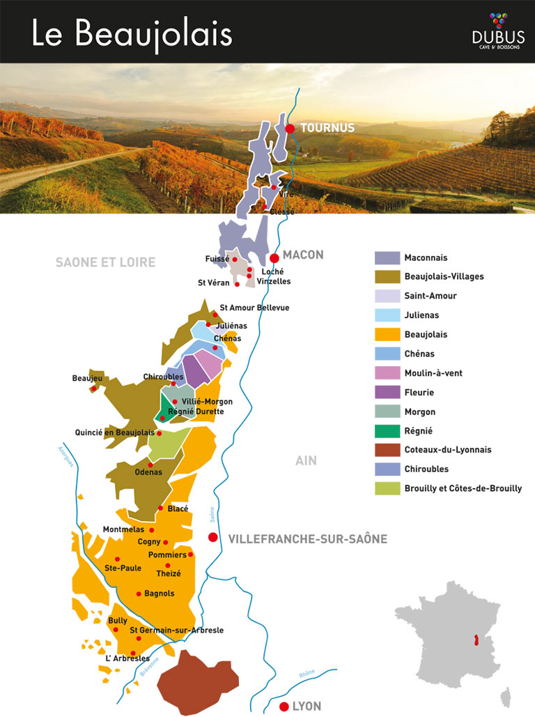 Beaujolais et vins de Savoie